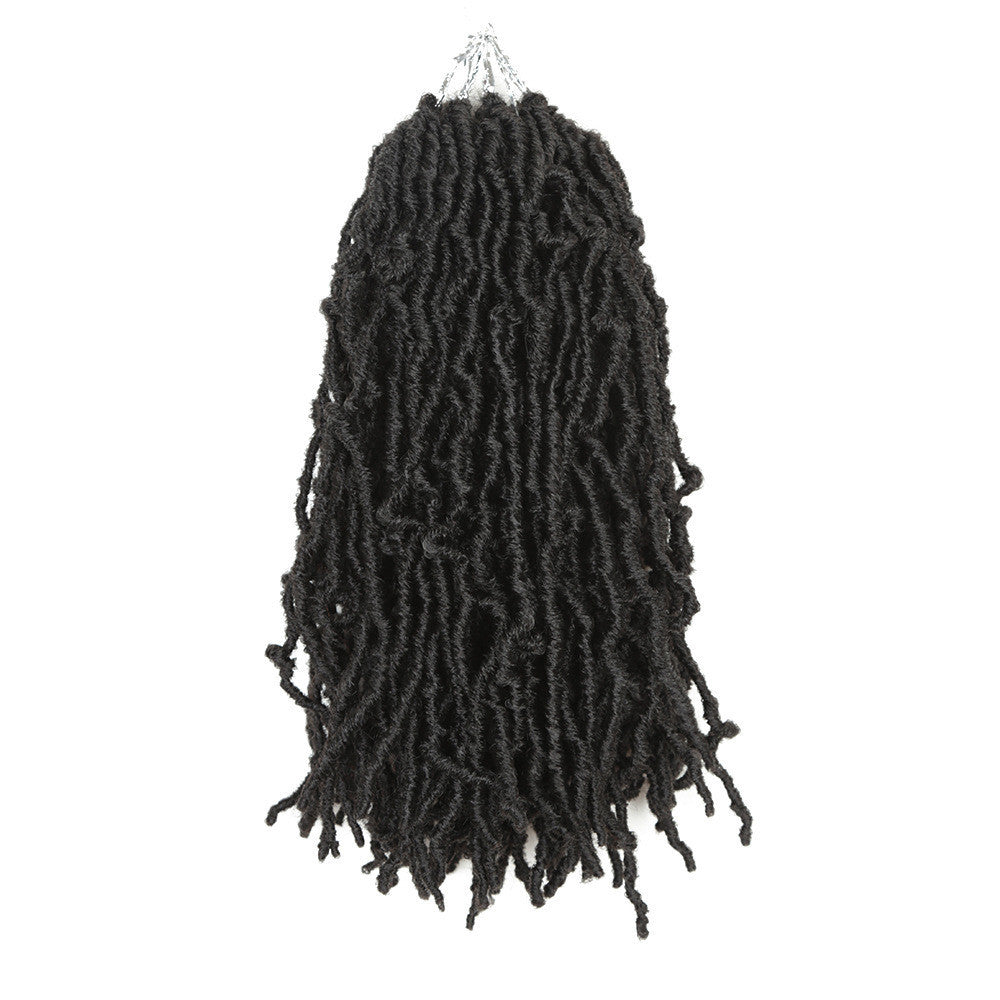 Soft Locs Synthetic Crochet Hair Natural Faux coloured hair pre-made to fix individual locs extensions