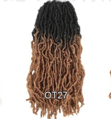 Soft Locs Synthetic Crochet Hair Natural Faux coloured hair pre-made to fix individual locs extensions