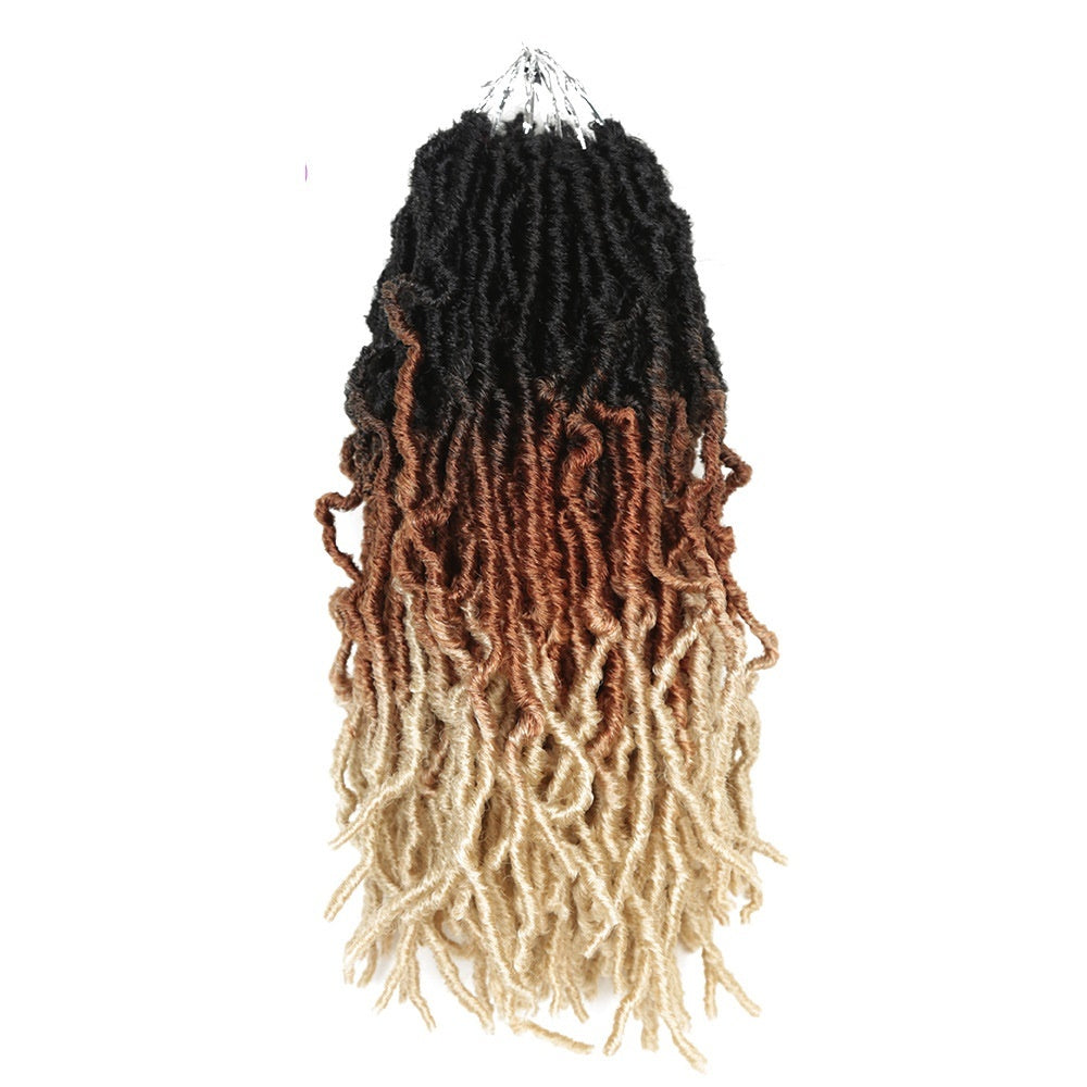 Soft Locs Synthetic Crochet Hair Natural Faux coloured hair pre-made to fix individual locs extensions