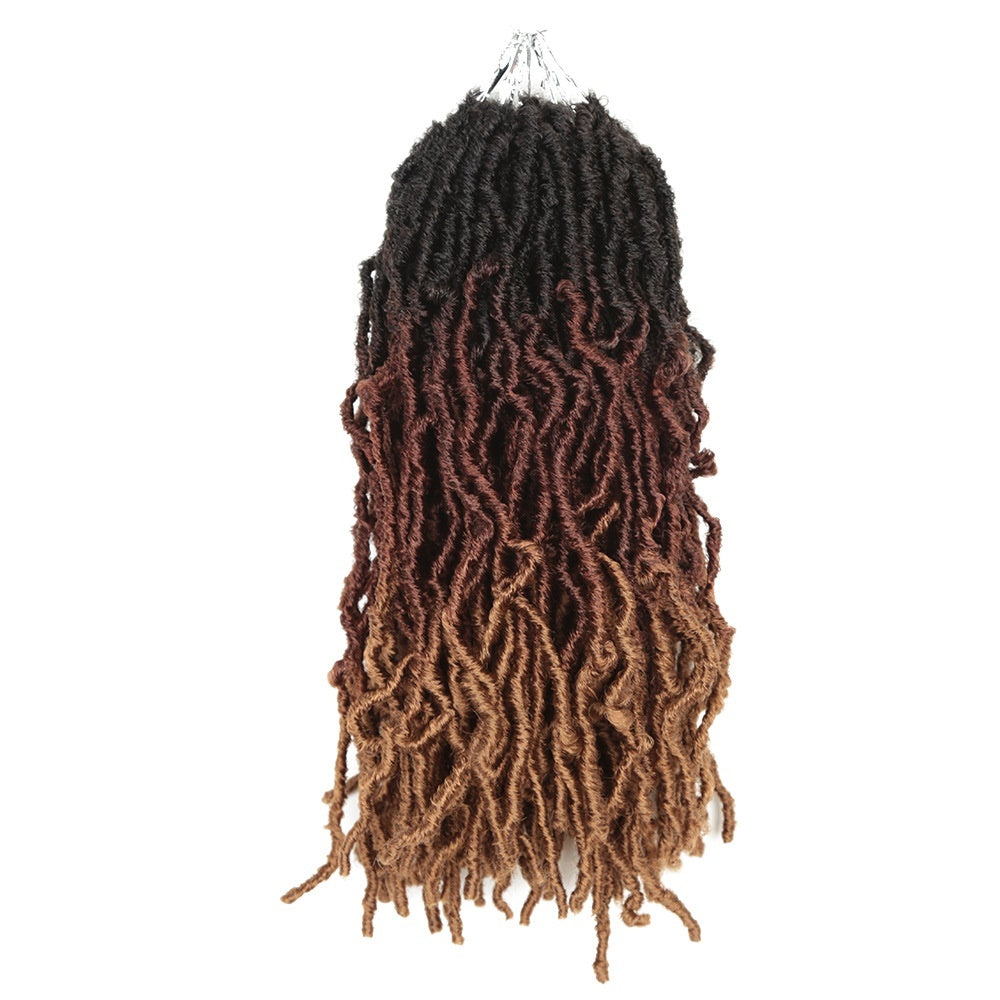 Soft Locs Synthetic Crochet Hair Natural Faux coloured hair pre-made to fix individual locs extensions