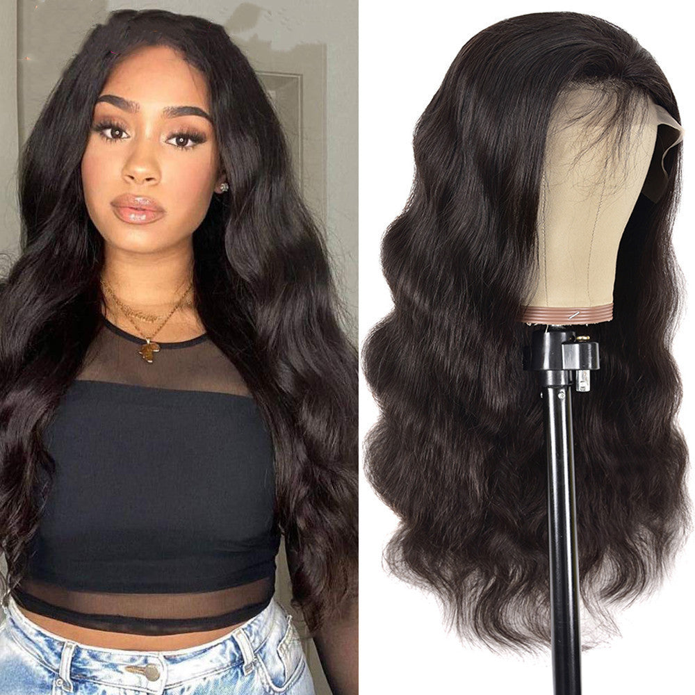 100% Human Hair 13X4 HD Lace Front Wig Body Wave 1B# black short and very long lasting hair guarantee bulk price affordable