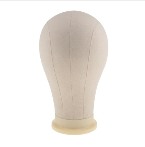 Professional Wig Making Hat Display Styling Head Canvas Training Head Cork Block Mannequin Head with Table Clamp stabilizer tool set solid