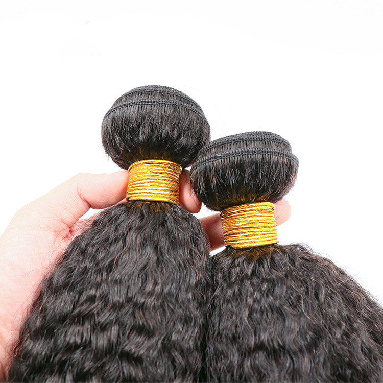 Natural Human yaki hair Fiber heat resistant for Wig making hairstyling extensions