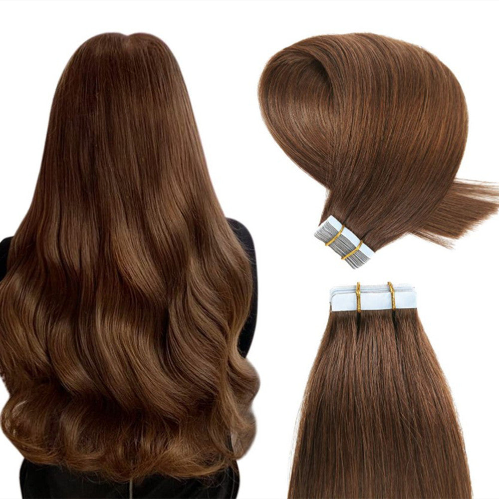 Invisible tape in Hair Extensions long straight heat resistant premium fibre rea hair for hairstylist professionals