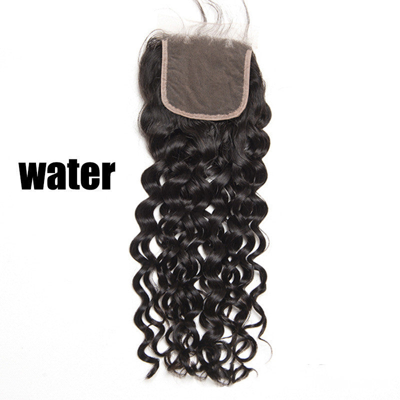 Raw Hair closure real humain Hair Block Mesh Hand Woven invisible lace for wig or hairstyles smooth tangle free High Quality and affordable unprocessed Hair