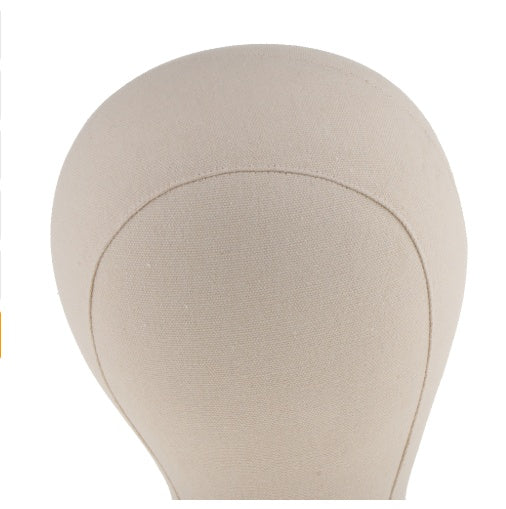 Professional Wig Making Hat Display Styling Head Canvas Training Head Cork Block Mannequin Head with Table Clamp stabilizer tool set solid