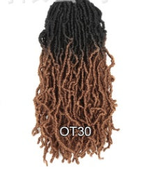 Soft Locs Synthetic Crochet Hair Natural Faux coloured hair pre-made to fix individual locs extensions