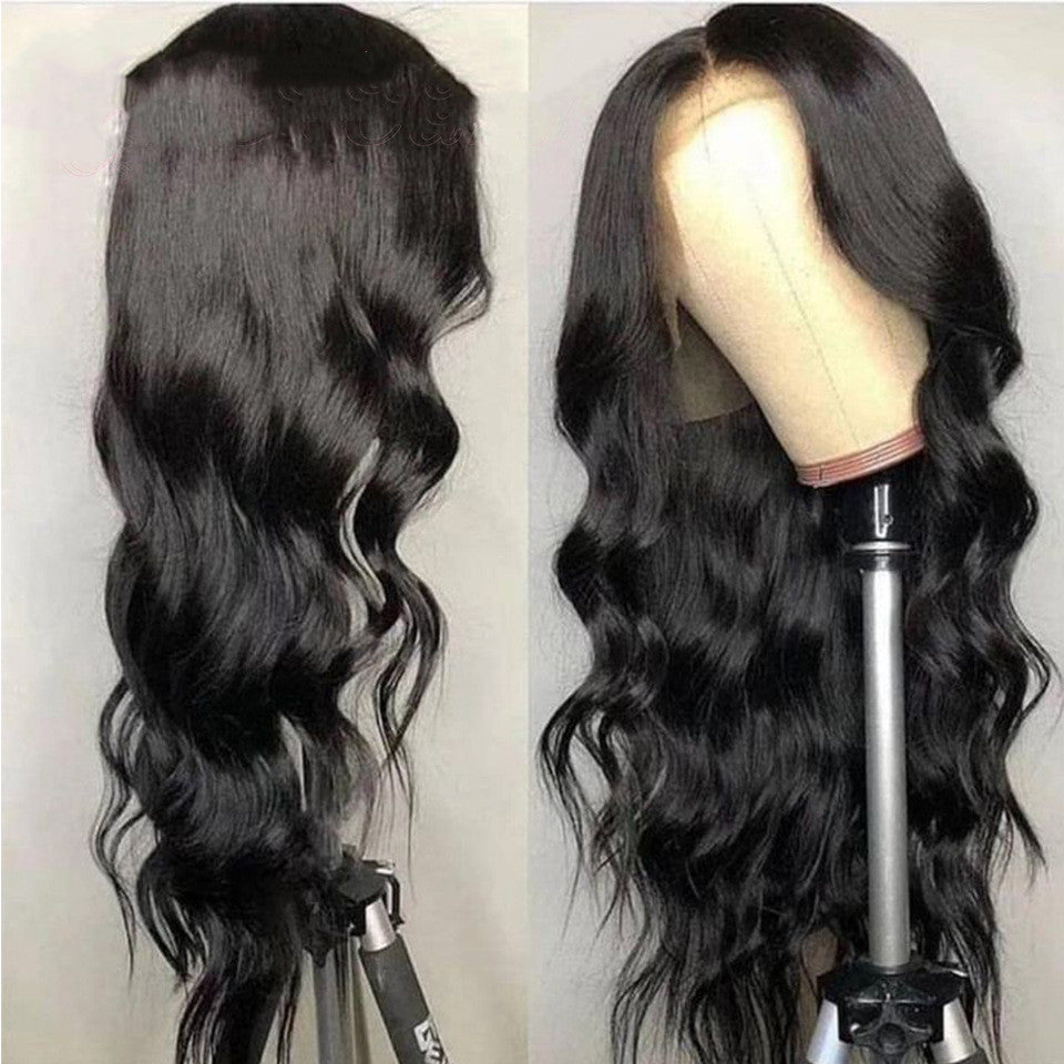 100% Human Hair 13X4 HD Lace Front Wig Body Wave 1B# black short and very long lasting hair guarantee bulk price affordable