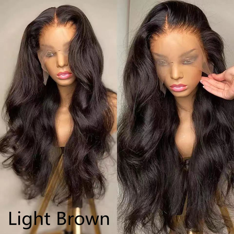 Synthetic Wig European And American 13X4 Lace Wigs style Chemical Fiber Headgear Front Lace Long Roll