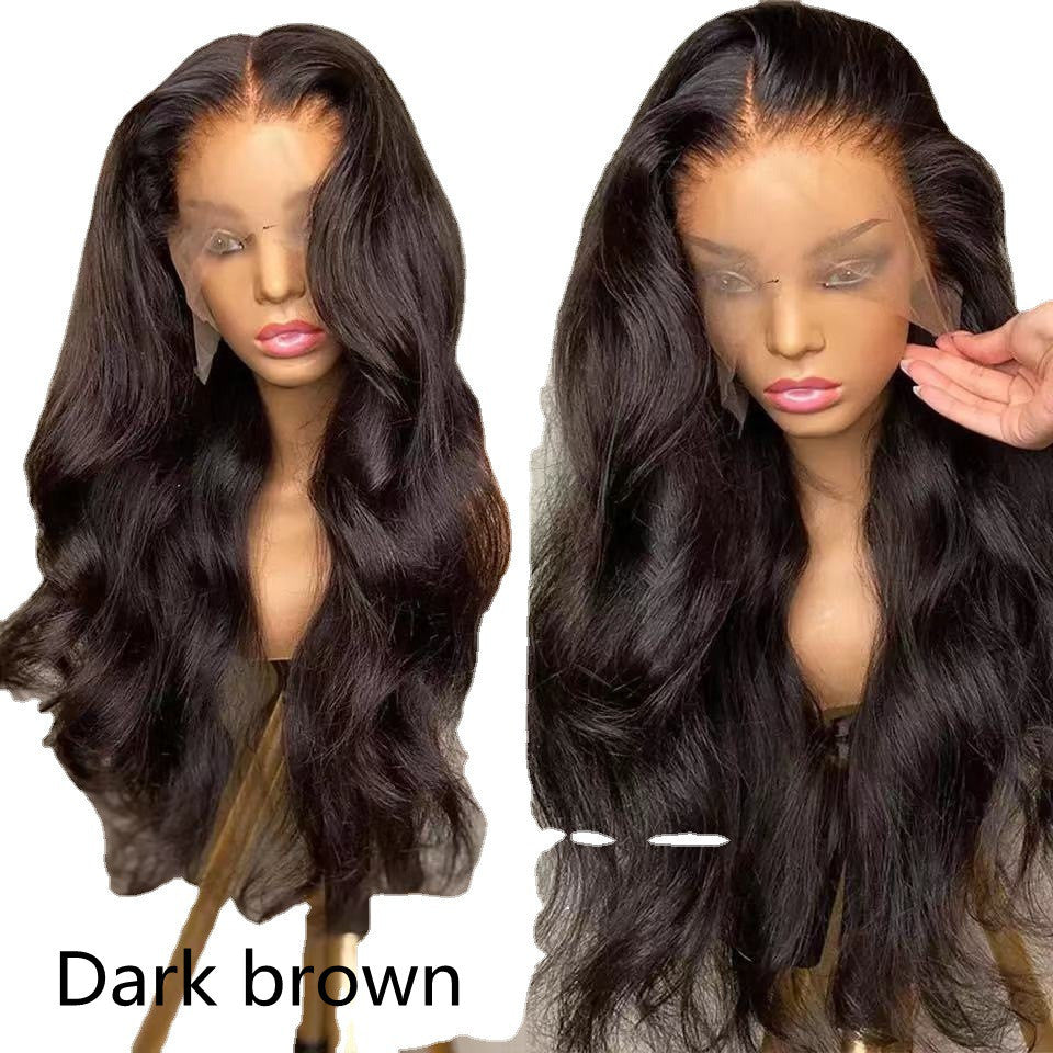 Synthetic Wig European And American 13X4 Lace Wigs style Chemical Fiber Headgear Front Lace Long Roll
